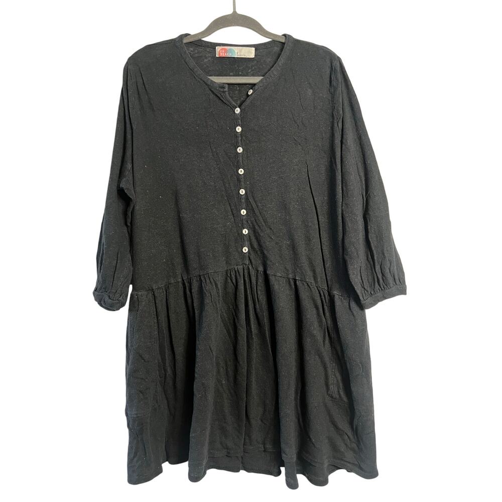 Free People Black Midi Dress